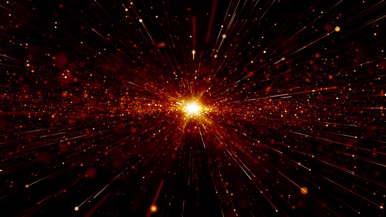 입자 먼지 추상적인 빛 보케 모션 제목 영화적 배경 루프