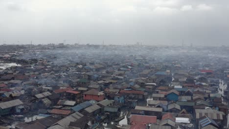 makoko stilt community drone 02