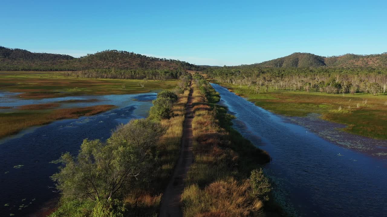 cairns - presa de quaids pantano vuelo