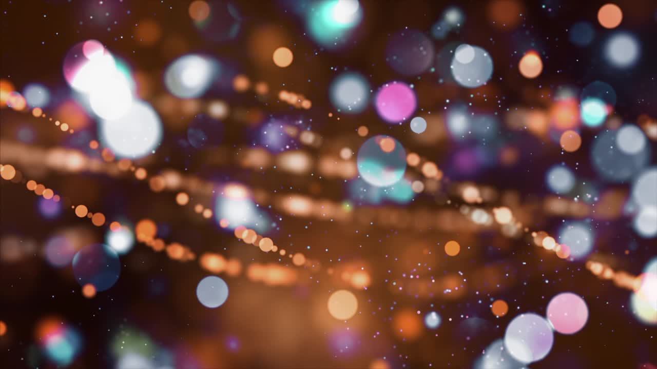 fondo abstracto de espirales y luces circulares