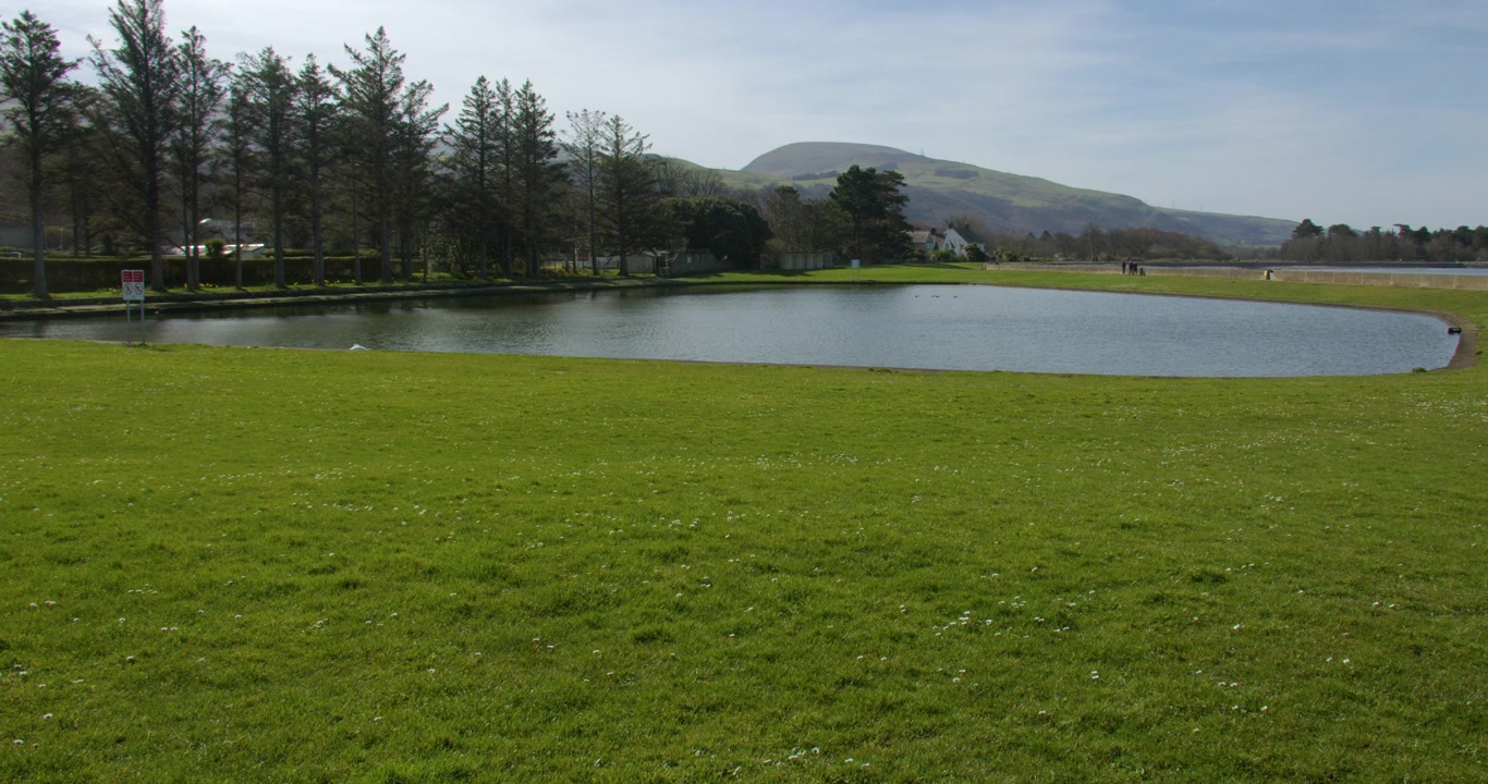 Campo lungo del lago per modellismo nautico di Llanfairfechan