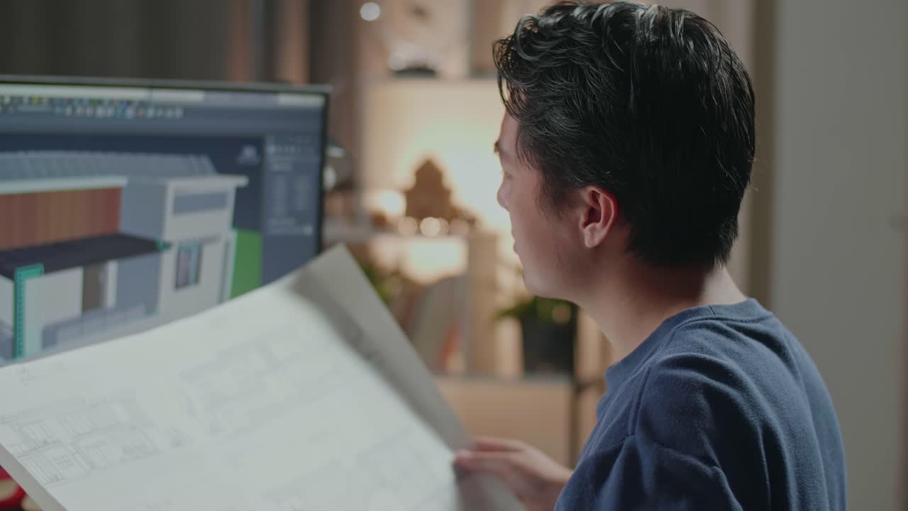 집 설계에 종사하는 건축가