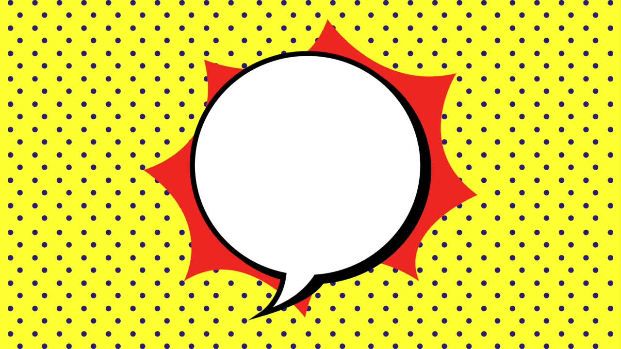 animación de arte pop en hd