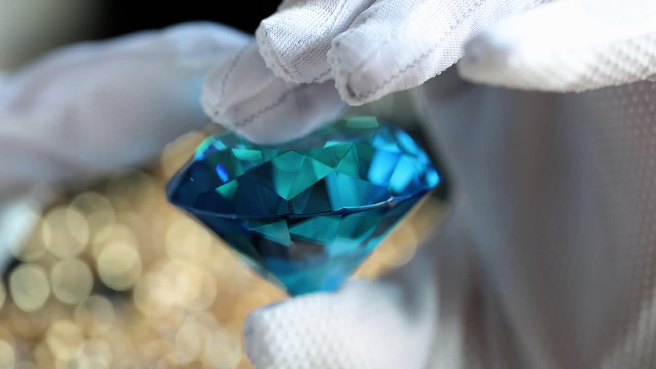 Blue Diamond in Gloves