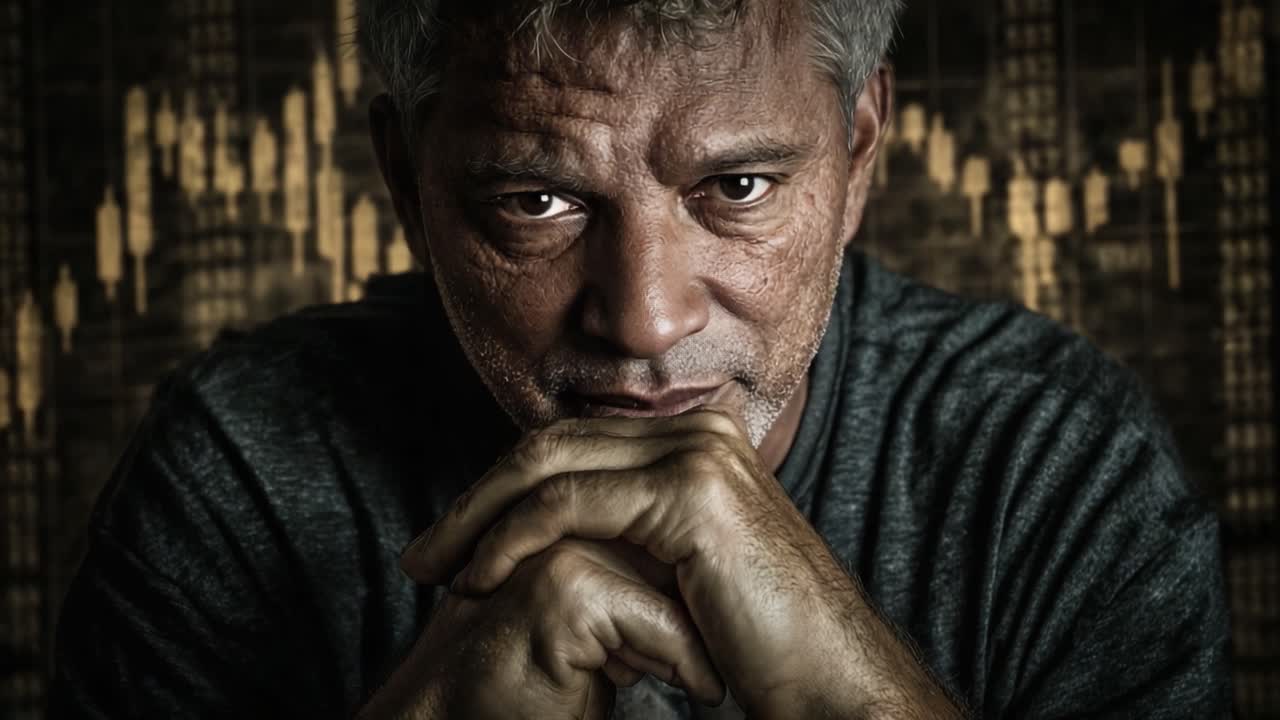 A Powerful Journey of Emotion: A Man's Transformation from Despair to Resolve Captured in Two Powerful Frames Reflecting Inner Struggles and Resilience