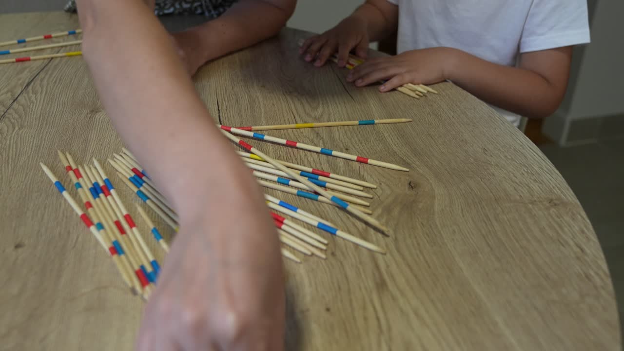Playing Pick-Up Sticks