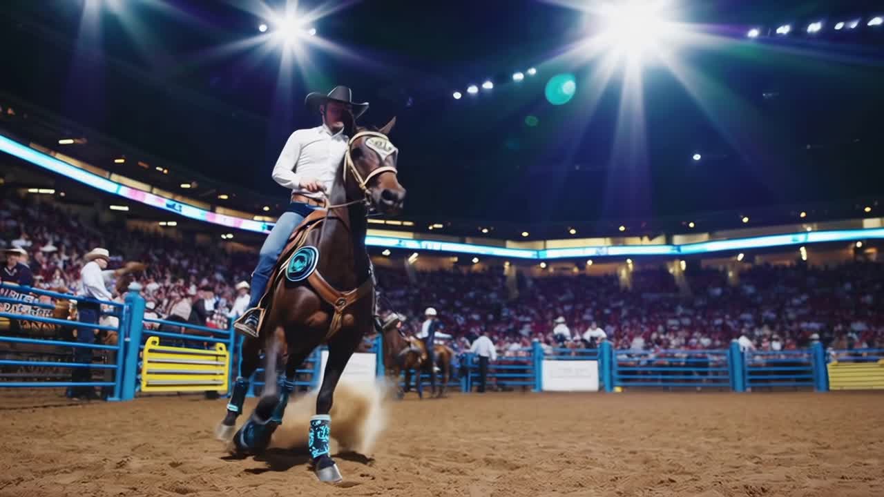 Rodeo Horseback Riding Competition