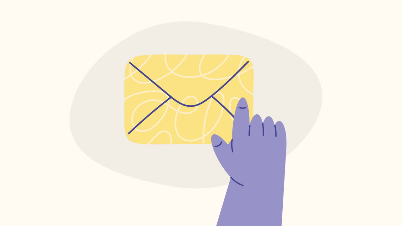 envelope mail postal service animation