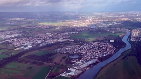 Vogelperspektive-Von-Frankfurt-Am-Main-In-Deutschland-Vom-Himmel