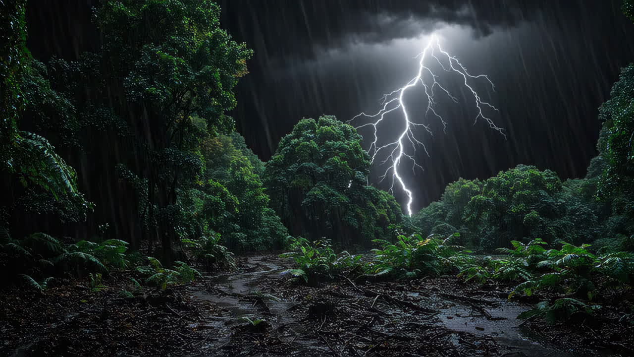 Stormy Night in the Jungle