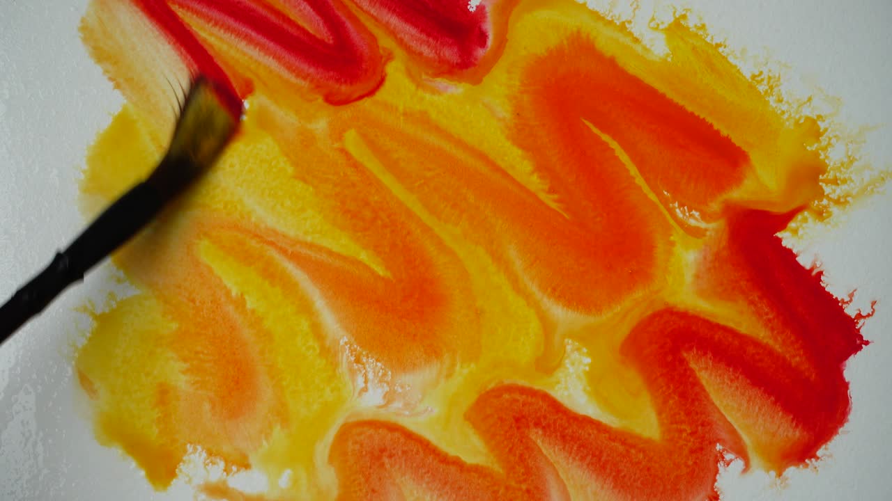 Drawing watercolor abstract background