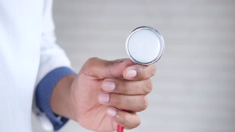 doctor holding a stethoscope