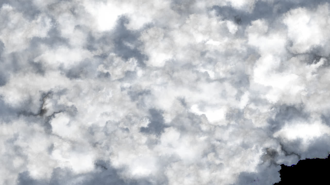 Flying Through Clouds With Alpha Channel