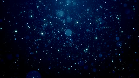 particles blue dust abstract light bokeh motion titles cinematic background loop