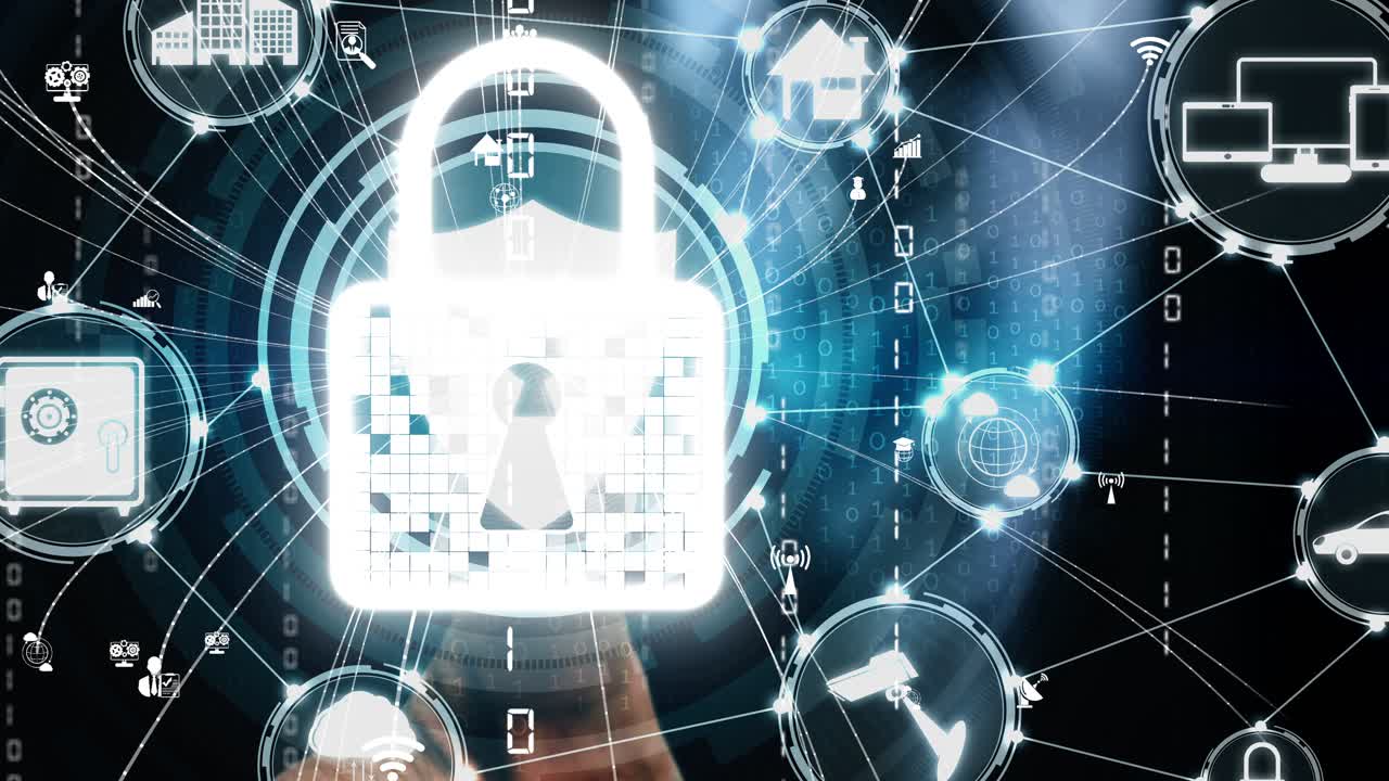 tecnología de escaneo digital biométrico de huellas dactilares conceptual