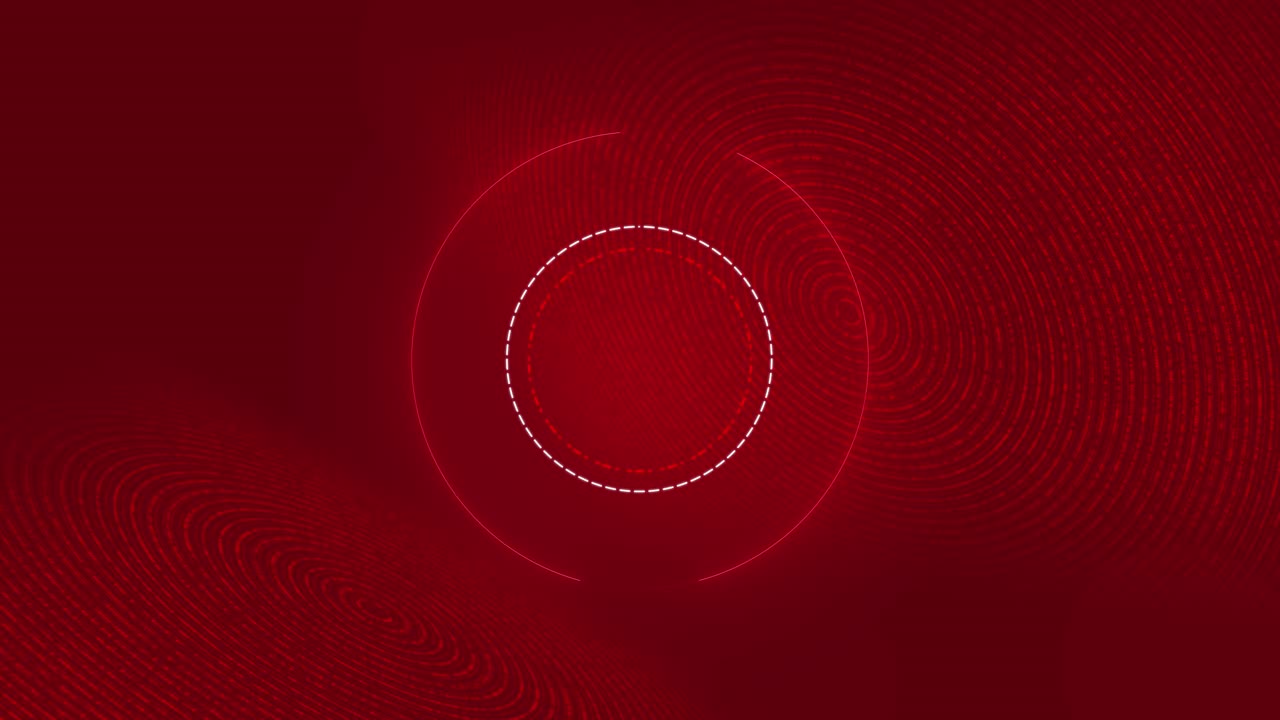 Red stage background concept futuristic showcase stand animation hologram rounded hud design