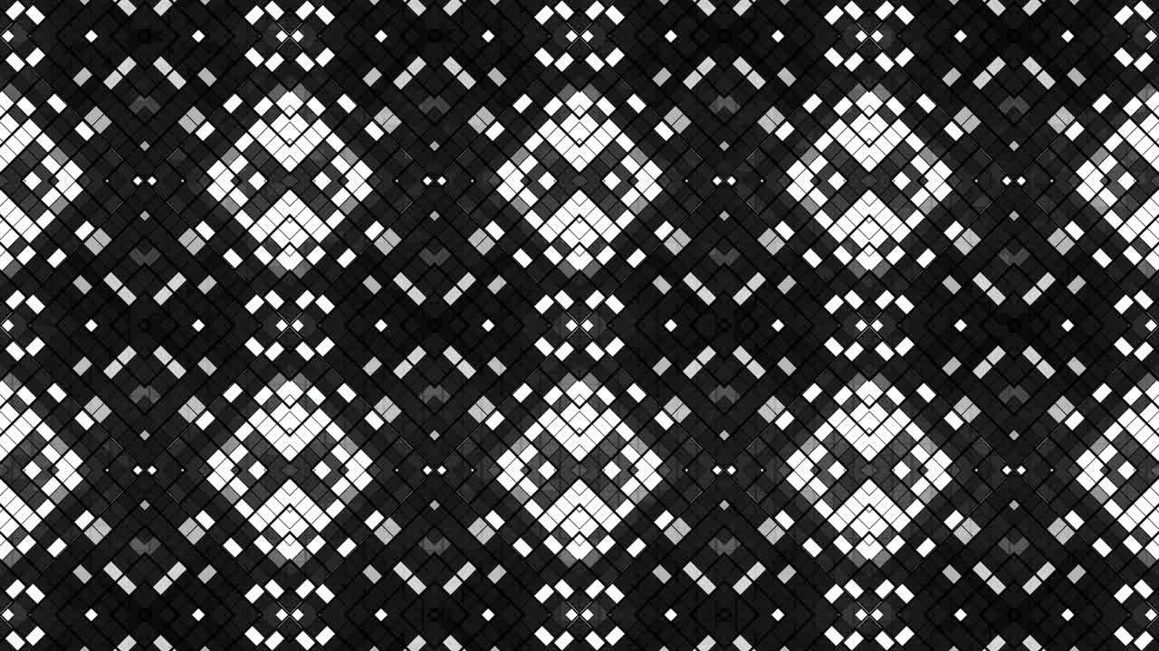 Moving kaleidoscope. 4K motion graphics