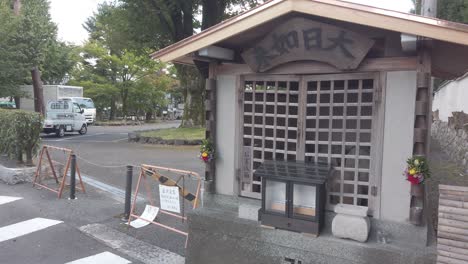 daitoku-ji temple outside shrine architecture kyoto streets japan, summer travel