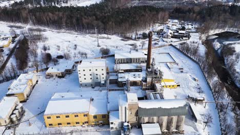 Lufterkundung-Des-Industriekomplexes:-Drohnenperspektive