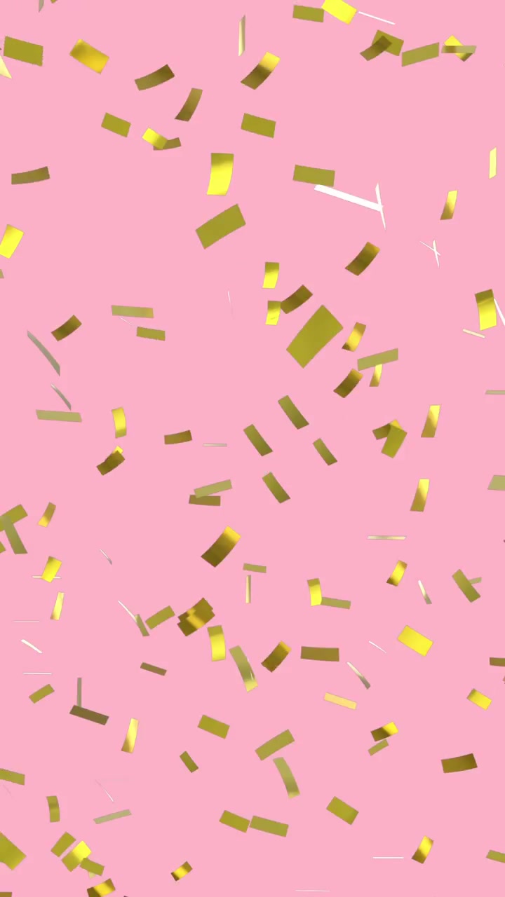 Coriandoli d'oro che cadono