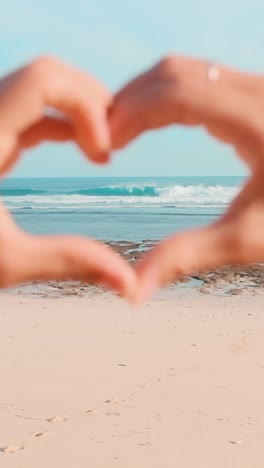 waves crashing on a serene beach with golden sand and rocky shores