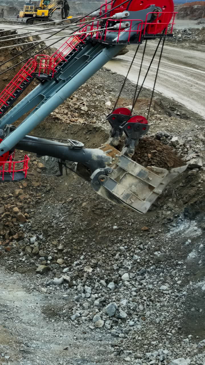Mining Excavator at Work
