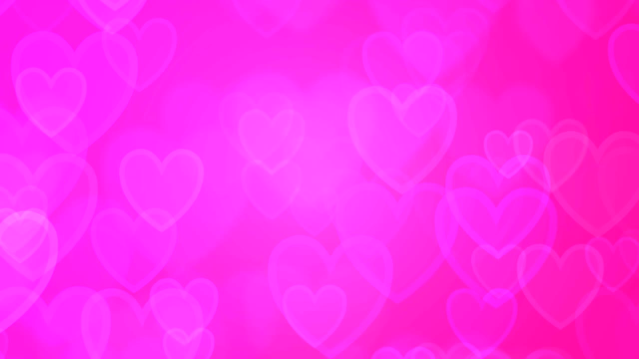 corazones rosados el fondo del día de san valentín