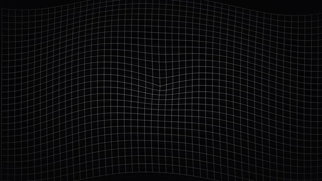 Abstract Motion Graphic of a Distorting Grid Pattern