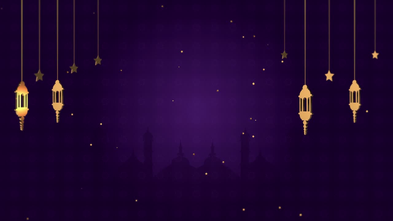 atractivo ramadán eid mubarak el fondo
