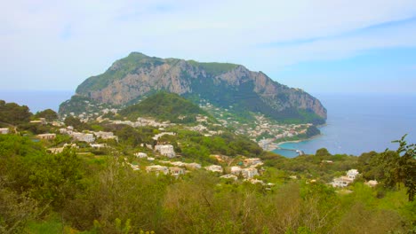 Scenic-Nature-Landscape-Of-Capri-In-Italy---panning