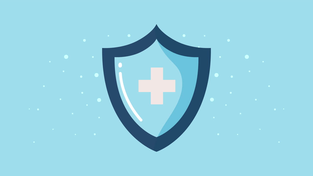 escudo de protección médica