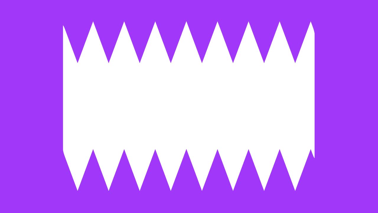 material de bucle de triángulo de onda dentada animación gráficos de movimiento