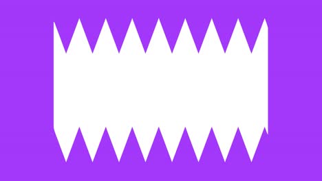 material de bucle de triángulo de onda dentada animación gráficos de movimiento