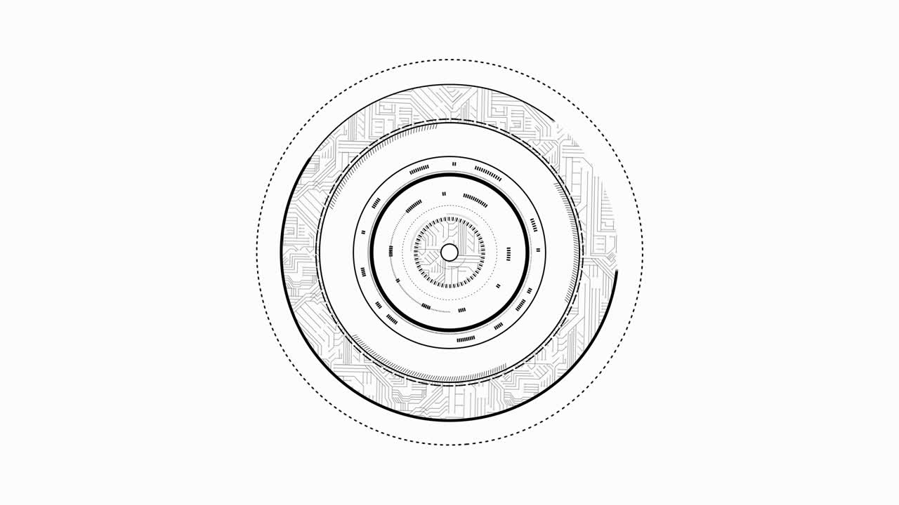 interfaz de marcado negro
