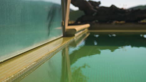 pool corner with crystal clear water