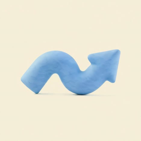 blue curved arrow