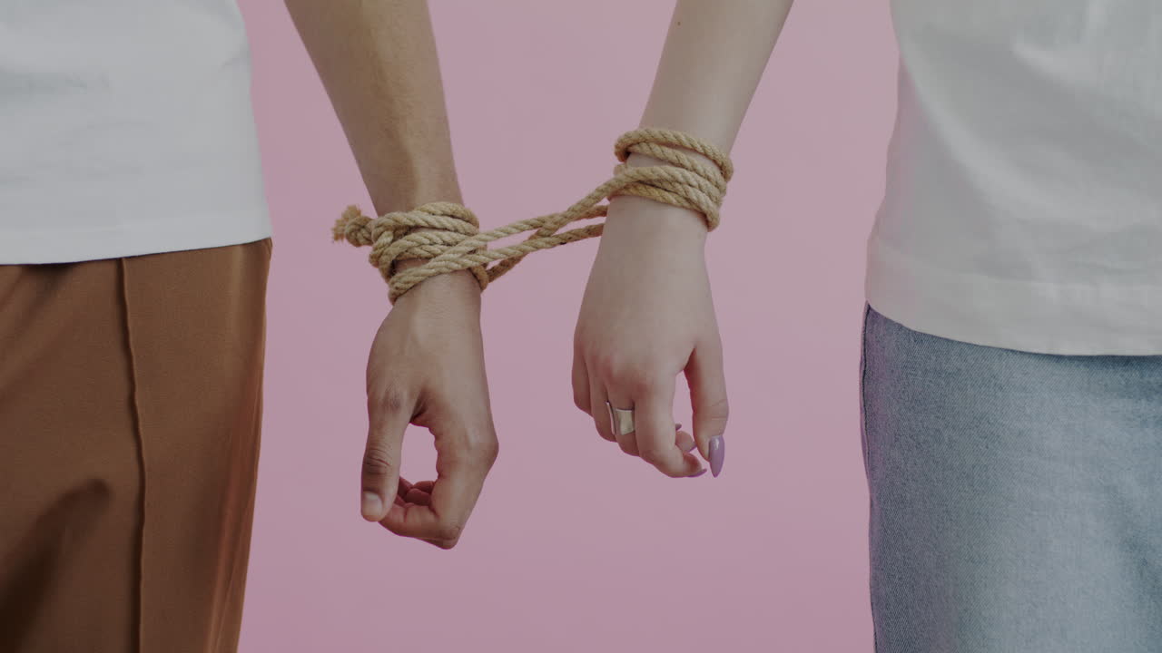Couple with Tied Hands