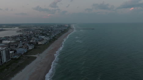 Strand-Bei-Sonnenuntergang-Stockvideo