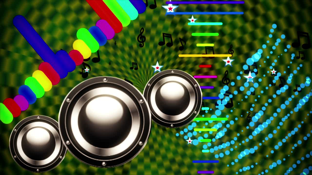 음악 스트럼 빈티지 vj 루프