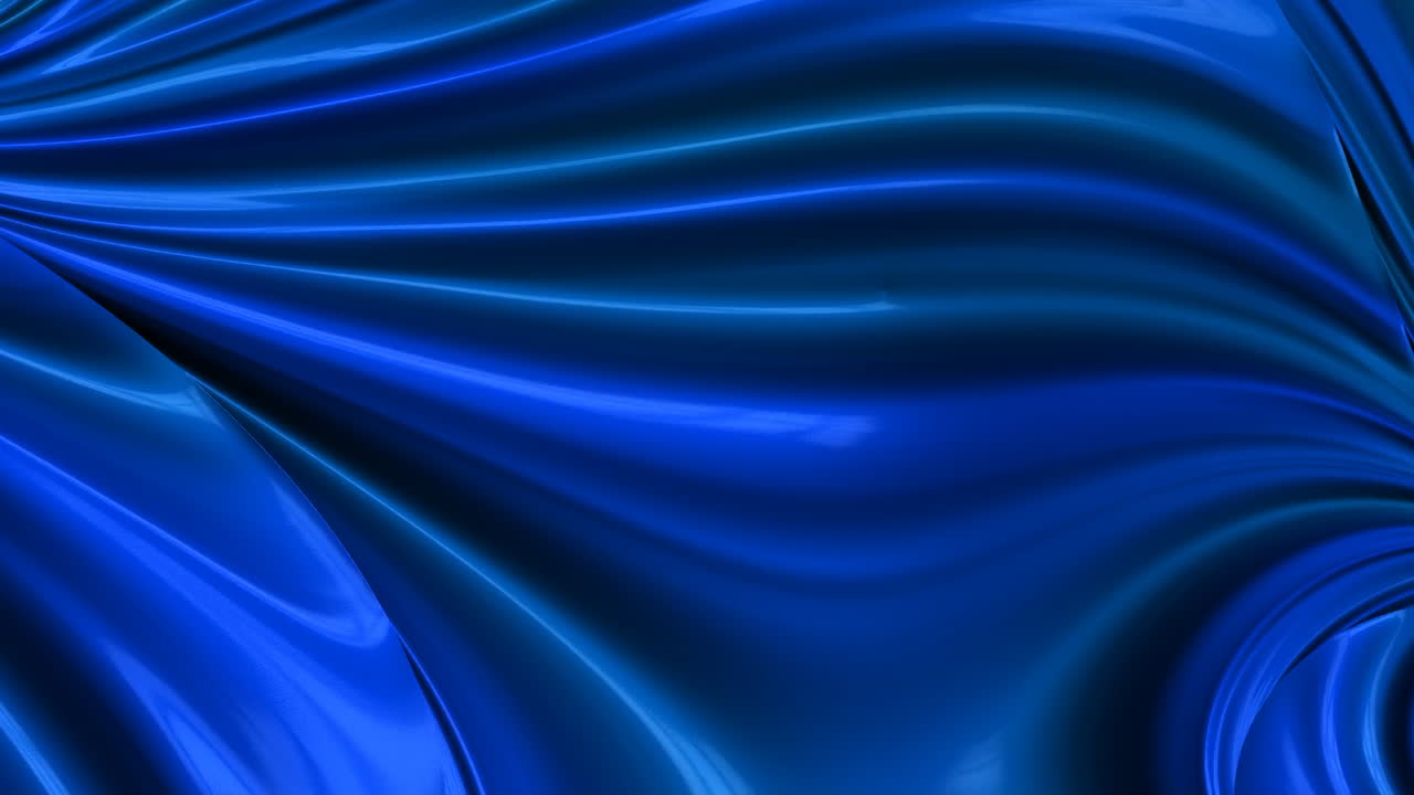 컴퓨터 그래픽, dj, 라이브, 콘서트, 나이트 클럽의 배경에 적합한 사이키델릭, 트리피 및 최면 파도의 파란색 및 추상 패턴 이동 유체