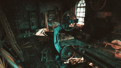antiguo taller de carpintería