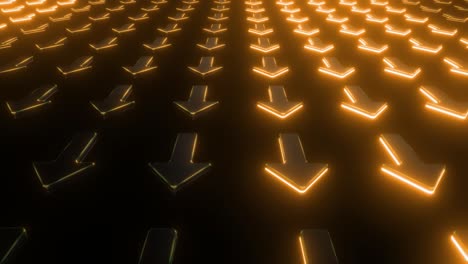 abstract neon arrows pattern