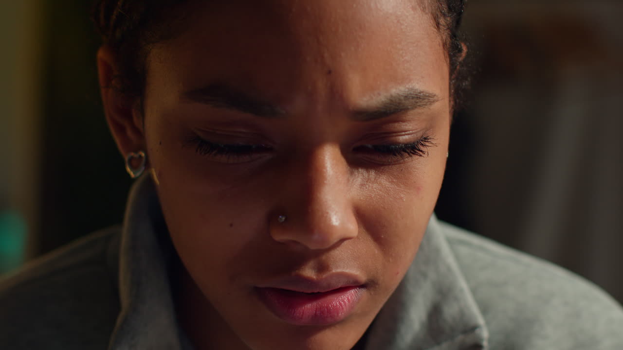 Close-up Portrait of a Young Woman