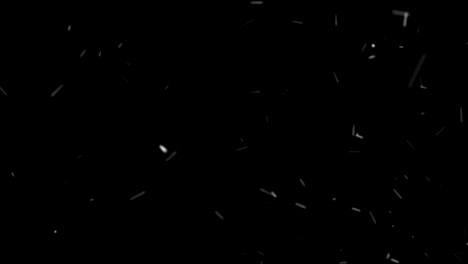 abstract dust particles movement on dark back background loop seamless