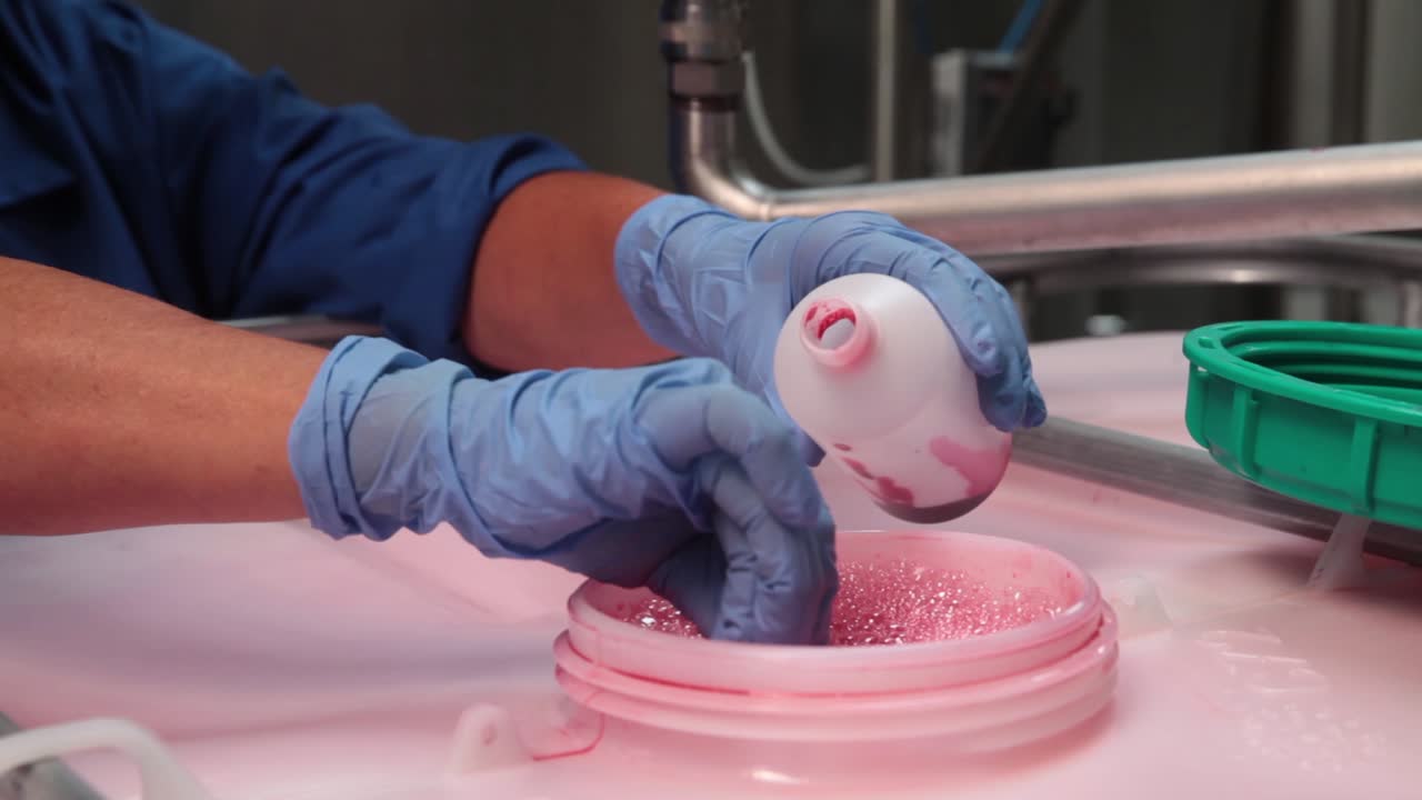 베리 주스의 산업 샘플링