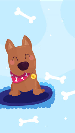 An-animation-of-a-National-dog-day-illustration