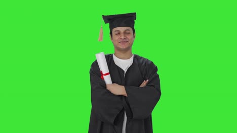 Portrait-of-Happy-Indian-graduate-student-Green-screen