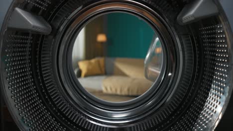 washing machine interior view