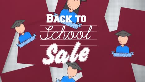 Animation-of-back-to-school-text-over-school-items-icons