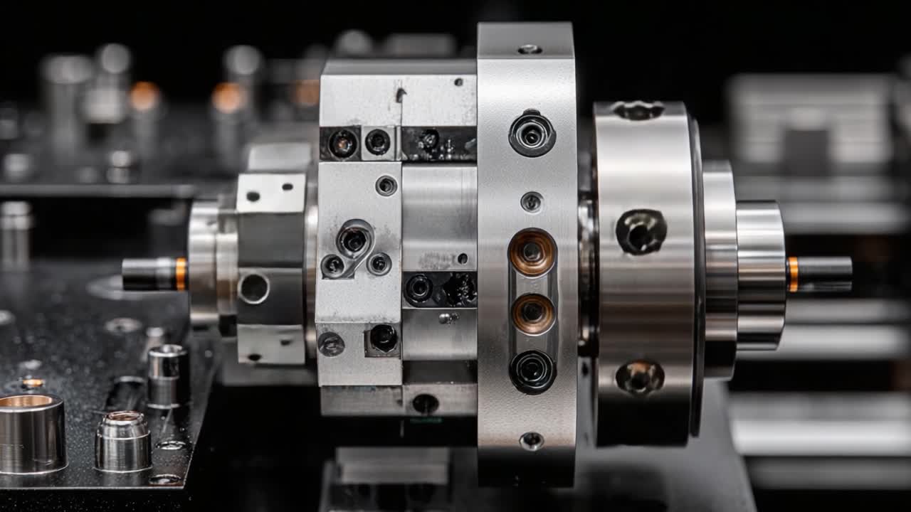 High-Precision Mechanical Component Featuring Complex Design and Intricate Detailing, Showcasing Advanced Engineering for Industrial Applications in Modern Manufacturing